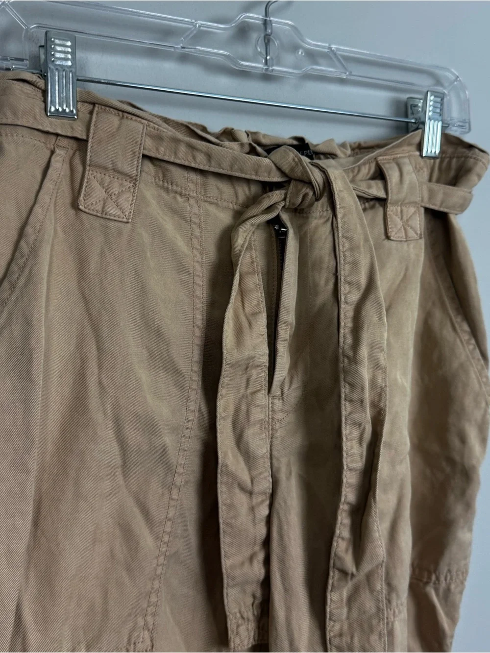 BANANA REPUBLIC | High-Rise Paperbag Tie-Waist Jogger Linen Pants Women’s Size 6